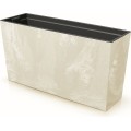 Truhlík s vkladem CORBI II 77 cm béžový