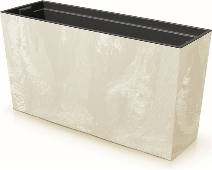 Truhlík s vkladem CORBI II 77 cm béžový