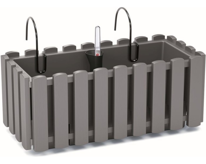 Závěsný truhlík BOARDEE FENCYCASE W šedý