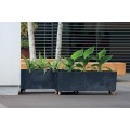 Truhlík s vkladem CORBI III 77 cm antracit