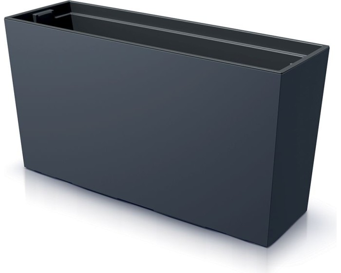 Střední truhlík s vkladem CORBI 77 cm antracit