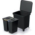 Odpadkový koš SYSTEMO 2x10 L černý