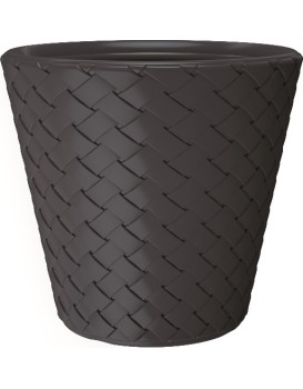 Květináč Mini Matuba tmavě šedý