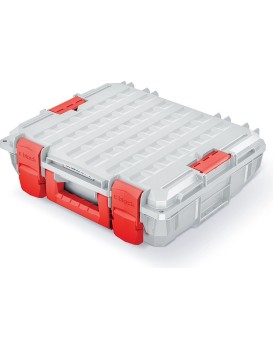 Kufr na nářadí CEBLOCCK PRO 45 x 38 x 13,5 cm šedo-červený