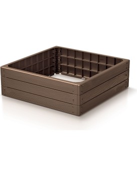 Vyvýšený záhon BASE WOODY 75,6 cm cihlově hnědý