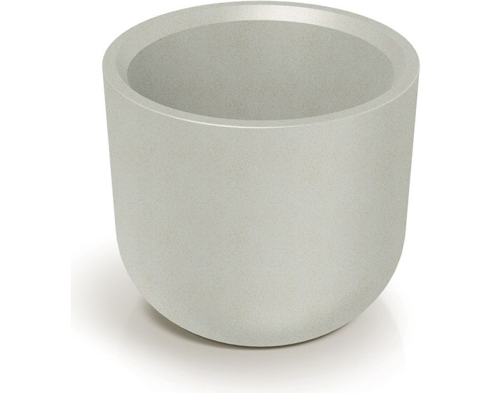 Plastový květináč MOLTAS ROUND HIGH 60 cm pískový