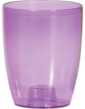 Plastový květináč na orchidej COUBIS ORCHID transparentní fialový