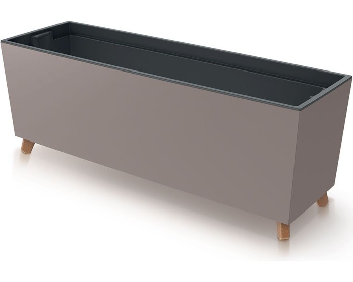 Truhlík s vkladem CORBI IV 77 cm mocca