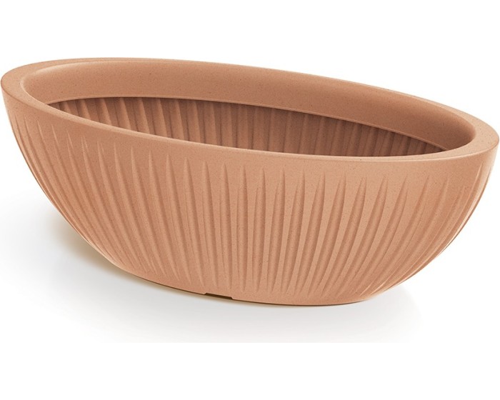Oválný květináč LATIE 58 cm terakota
