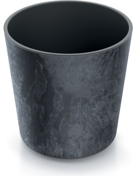 Květináč NURBI ROUNDED BETON EFFECT antracit