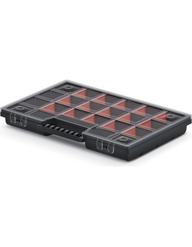 Plastový organizér ZERGO 29x19,5x3,5 cm černý