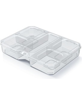 Organizér RQS BOX 19,3x14,7x3,5 cm transparentní