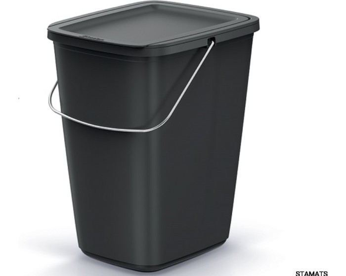 Odpadkový koš COMPACTO FLAS 9 L černý