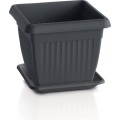 Miska pod květináč Terra antracit