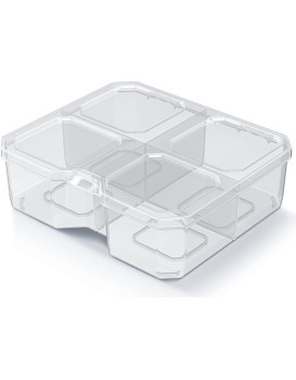 Organizér RQS BOX 15,6x14x5 cm transparentní