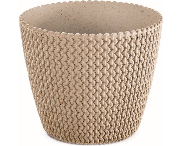 Květináč PLOWY ECO natural hnědá