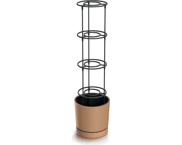 Květináč na pěstování rajčat HOME GROWERO ECO WOOD hnědý