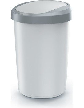 Odpadkový koš COMPACTO 40 L popelavý/světle šedý