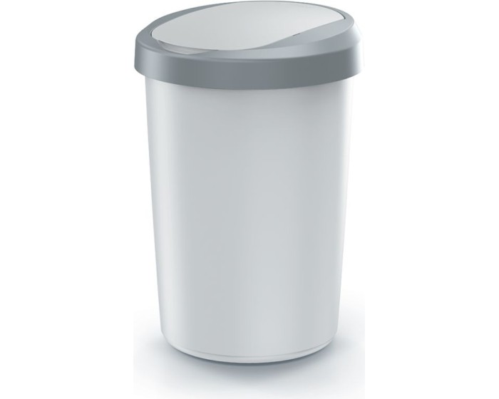Odpadkový koš COMPACTO 40 L popelavý/světle šedý