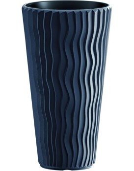 Květináč Long Sandy tmavě šedý