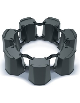Podstavec pod sud na dešťovou vodu MODULAR BASEWAN SET II antracit