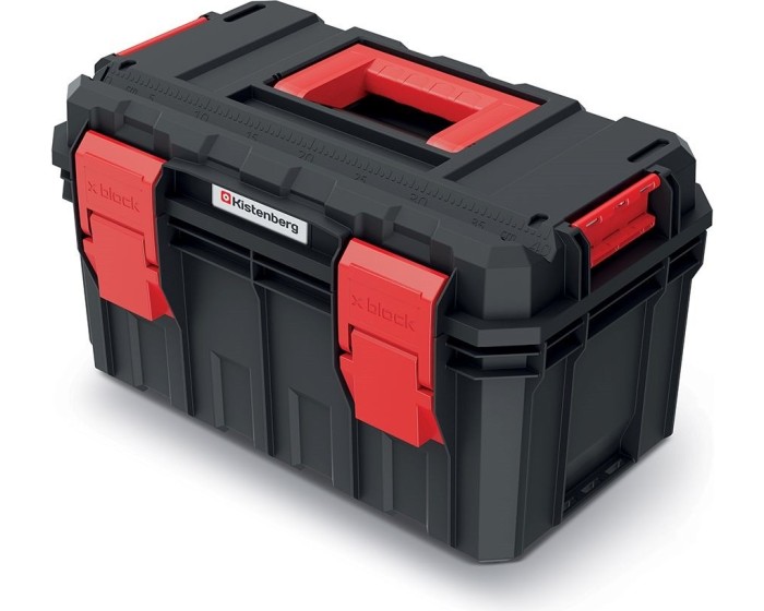 Kufr na nářadí ESE BLOCKED PRO 45x28x26,4 cm černo-červený