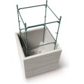 Květináč MADERAN SQUARE HIGH ECO WOOD 38,5 cm natural hnědý
