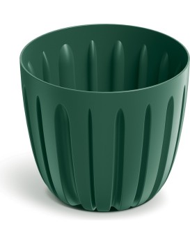 Plastový květináč WARIOS tmavě zelený
