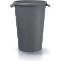 Plastová nádoba s úchyty Smooth světle šedá
