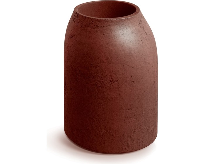 Plastový květináč EPOCCOS BOLDOS 48 cm červenohnědý