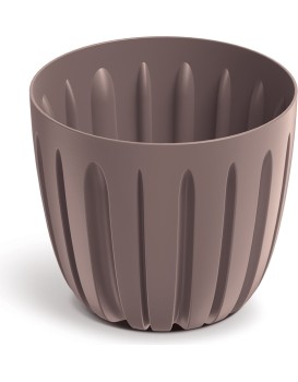 Plastový květináč WARIOS odstín marsala
