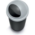 Odpadkový koš COMPACTO ROLL 30 L černý/světle šedý