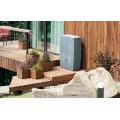 Květináč MADERAN SQUARE HIGH ECO WOOD 38,5 cm natural hnědý