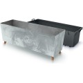 Truhlík s vkladem CORBI III 77 cm šedý