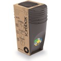 Sada košů na třídění odpadu ECOBOX 3x35L šedý kámen