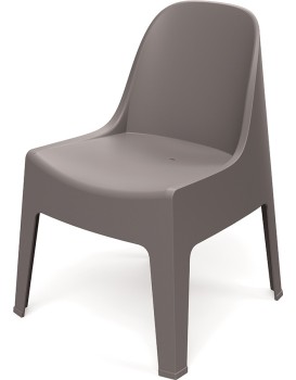 Zahradní židle MILANES 58x60x73,5 cm hnědá