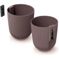 Nástěnný květináč MILLA WALL 14,6 cm marsala