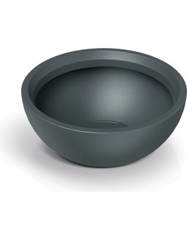 Plastový květináč MOLIOS BOWLS grafitový