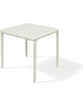 Zahradní jídelní stůl BRENES 79,5x79,5x75,5 cm béžový
