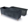 Truhlík s vkladem CORBI III 77 cm antracit