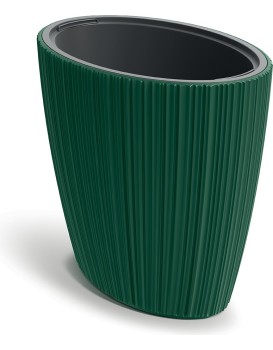 Květináč Oros 59,5 cm tmavě zelený