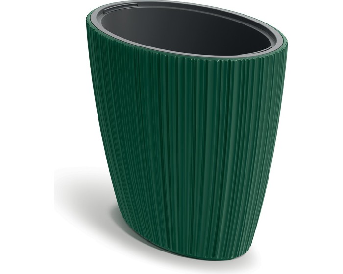 Květináč Oros 59,5 cm tmavě zelený