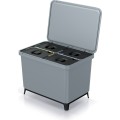 Odpadkový koš SYSTEMO 4x10 L šedý Odpadkový koš SYSTEMO 4x10 L šedý