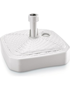 Podstavec pod slunečník hranatý UMBI 39 cm bílý