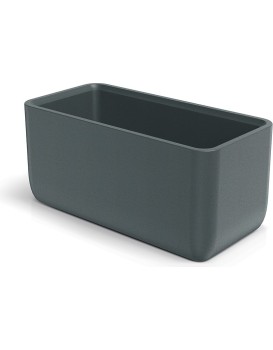 Plastový květináč MOLTAS CASE 80 cm grafitový