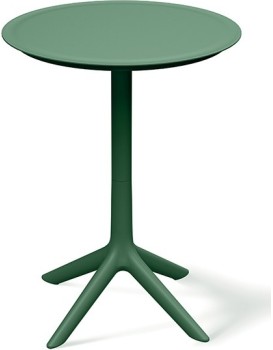 Vysoký zahradní stůl Rimos 57 cm tmavě zelený