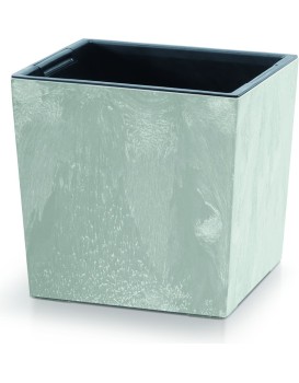 Květináč NURBI CUBE BETON EFFECT šedý