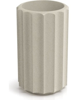Plastový květináč RONAN LINE HIGH 28 cm pískový