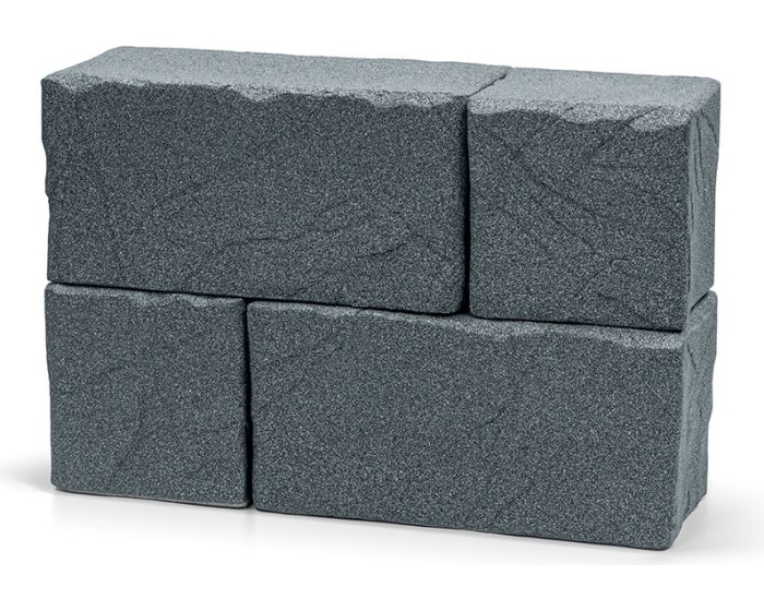 Sud na dešťovou vodu Stones Block 270 l tmavě šedý