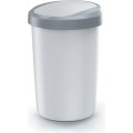 Odpadkový koš COMPACTO FLAS 25 L popelavě šedý/světle šedý